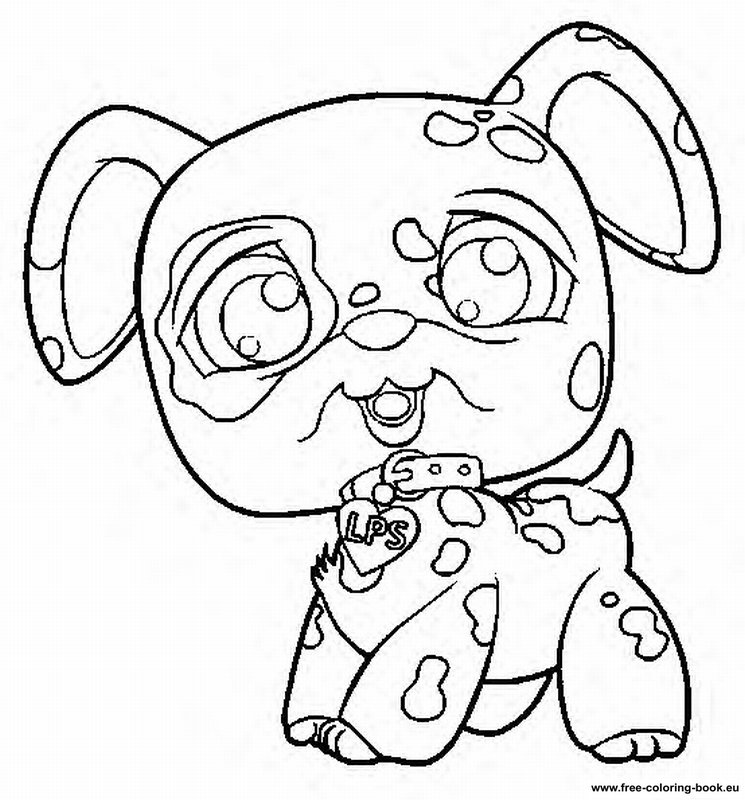 coloring pages of littlest pet shop dogs