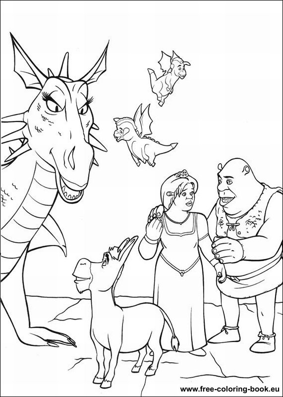 Coloring pages Shrek - Page 2 - Printable Coloring Pages Online